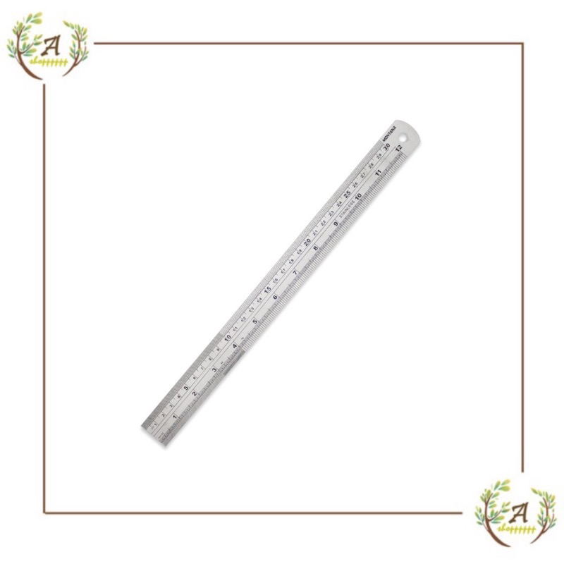 

penggaris besi rules stainless 30 cm penggaris tukang