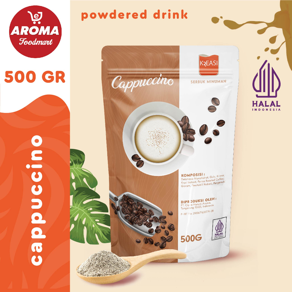 

Kreasi Bubuk Cappuccino 500gr / Minuman Serbuk Cappuccino Powder 500gr