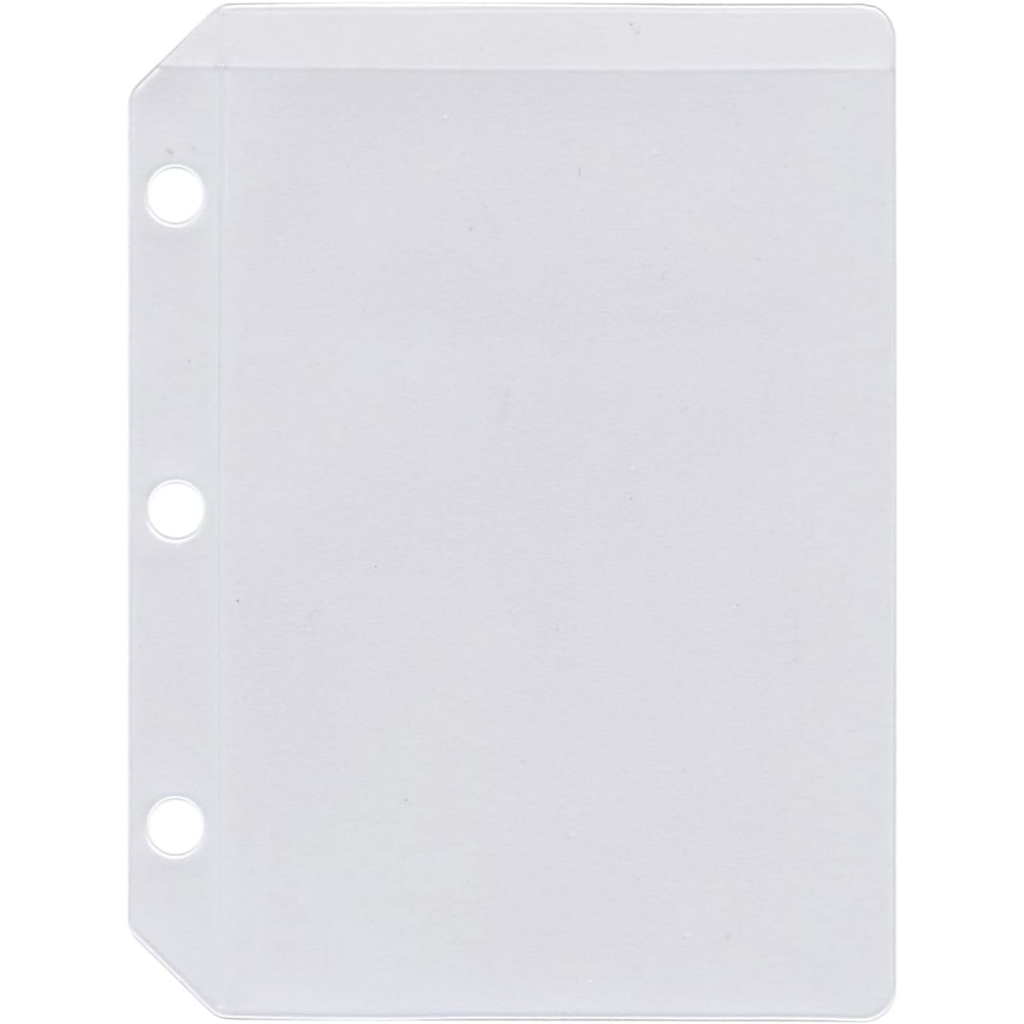 Raymay Kept Mini Binder Refill Loose Leaf 3 Holes Blank Paper Card Holder Mini NotRefill RJ4