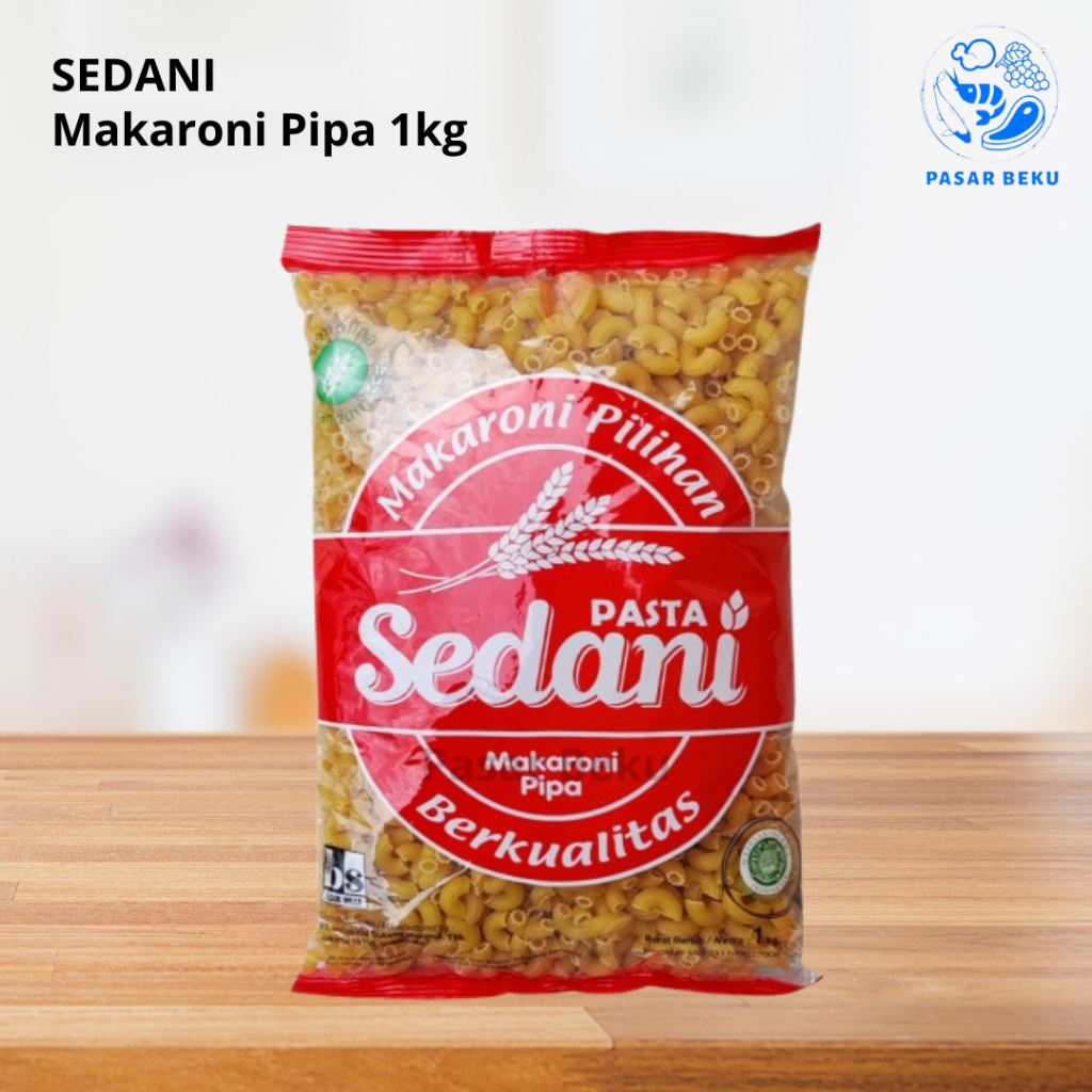 

Sedani Makaroni Pipa 1kg Makaroni Elbow Ekonomis Berkualitas Pasar Beku Padang