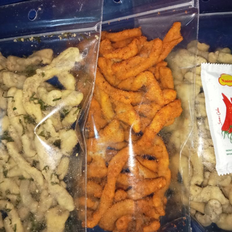 

KERIPIK USUS 500GRAM || KERIPIK USUS AYAM ORIGINAL || KERIPIK USUS PEDAS || KERIPIK USUS RENYAH DAN GURIH