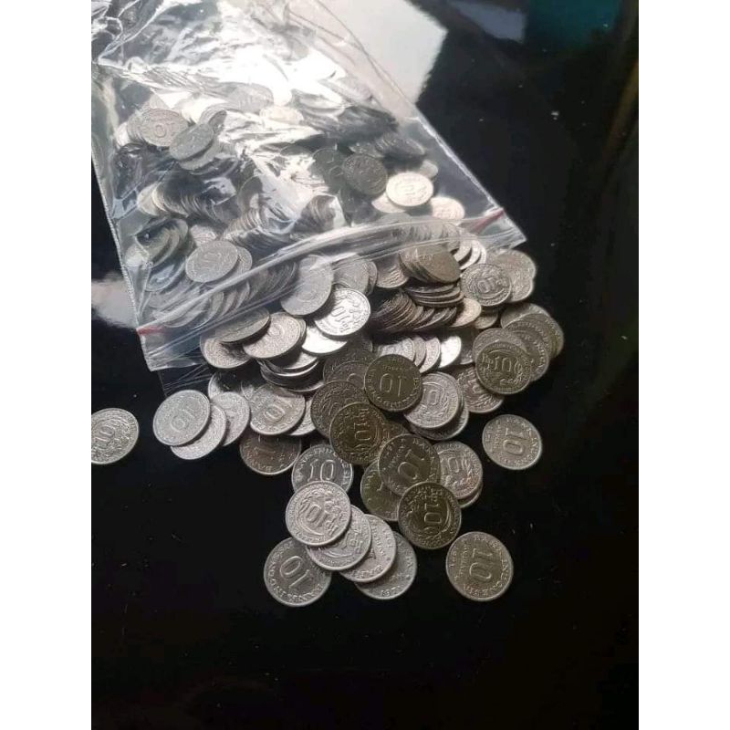 UANG KUNO KOIN 10 RUPIAH 1971 10 kancing uang kuno uang koleksi uang mahar
