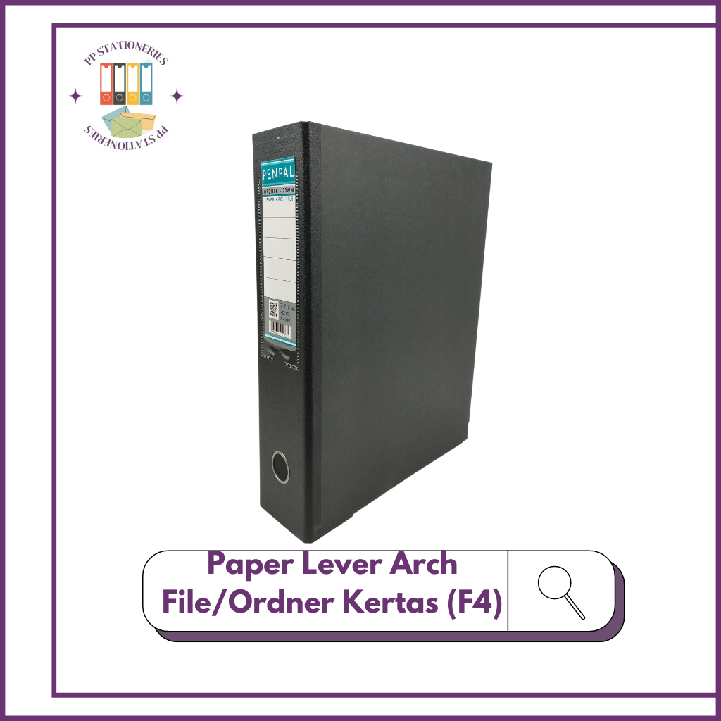 

Penpal Paper Lever Arch File / Ordner Kertas F4 (PL-771)