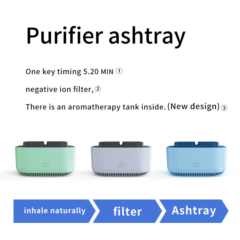 ID ASBAK ROKOK PENGHISAP ASAP AIR PURIFIER FILTER CIGAR ASHTRAY