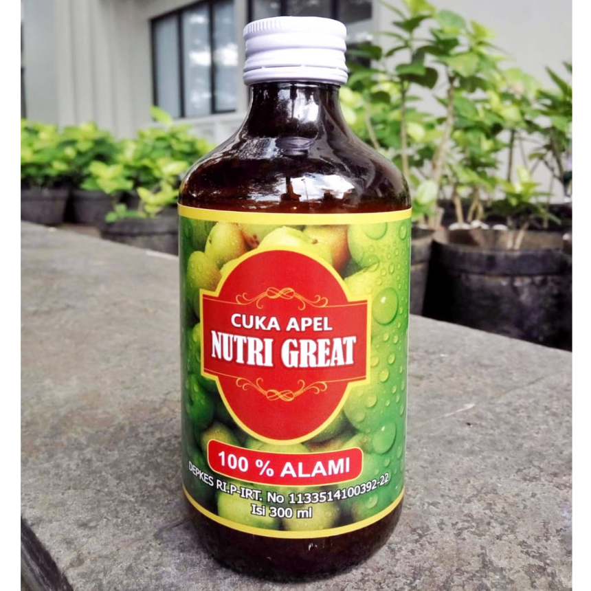 

Cuka Apel Nutri Great 300 mL 100% Alami CUKAAPEL