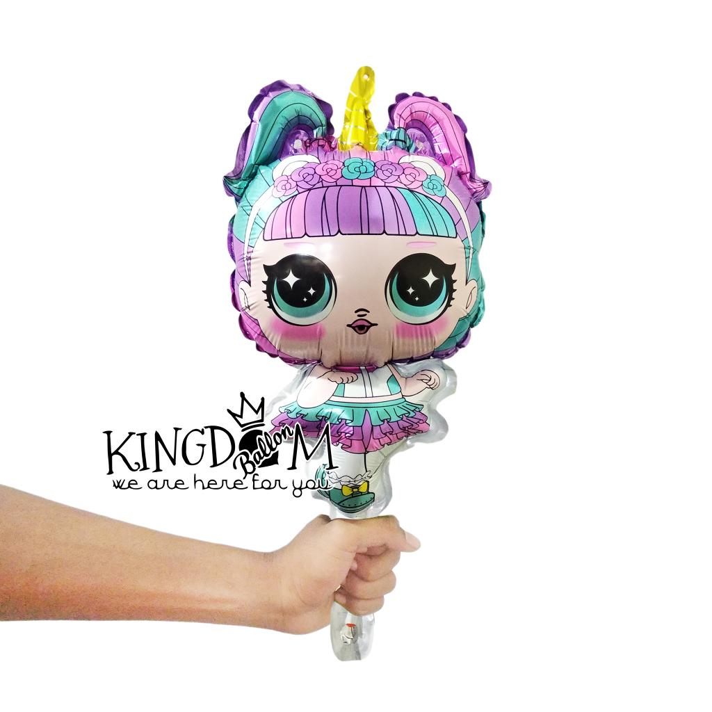 Balon Foil Lol Unicorn Mini / Balon Karakter Lol Surprise