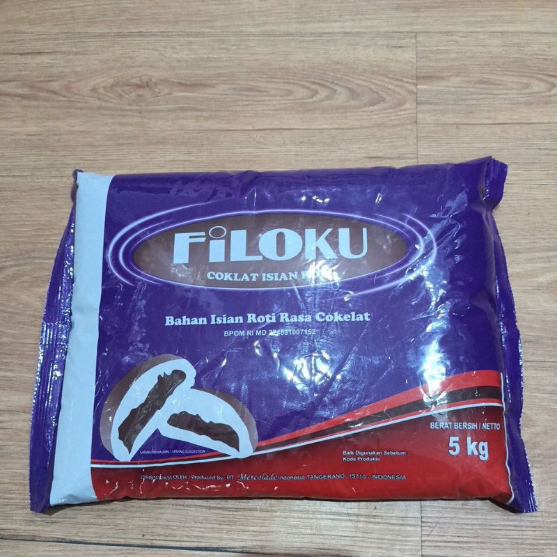 

FILOKU 5 KG COKLAT ISIAN ROTI COKLAT FILING