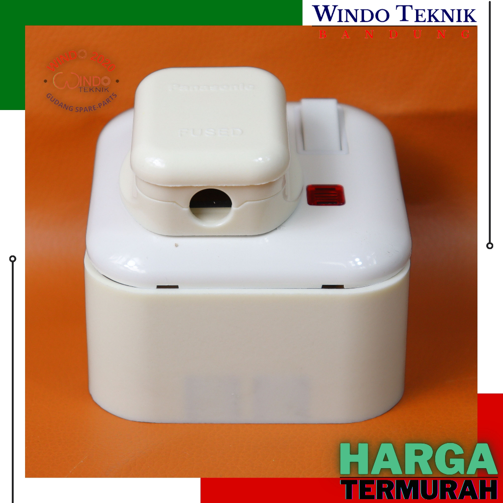 STOP KONTAK AC KAKI 3 PANASONIC 100% ORIGINAL | STOPKONTAK STEKER COLOKAN SET 3 PIN | PENGAMAN SKRIN
