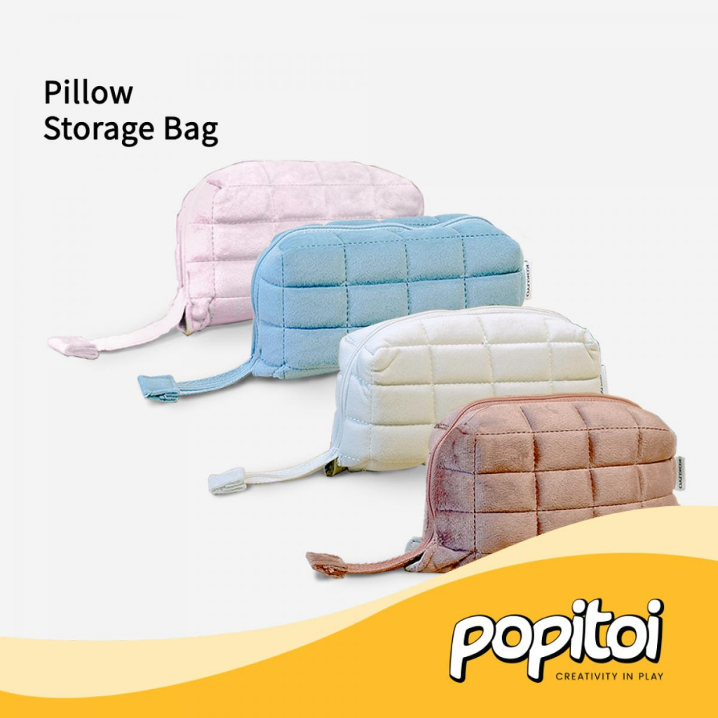 

NEMU Pillow Storage Bag for Make Up and Stationery Kotak Tempat Pensil Tas Bantal Pouch Cloud