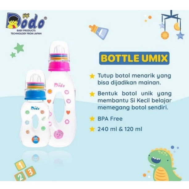 Dodo Umix Feeding Bottle 120ml/240ml