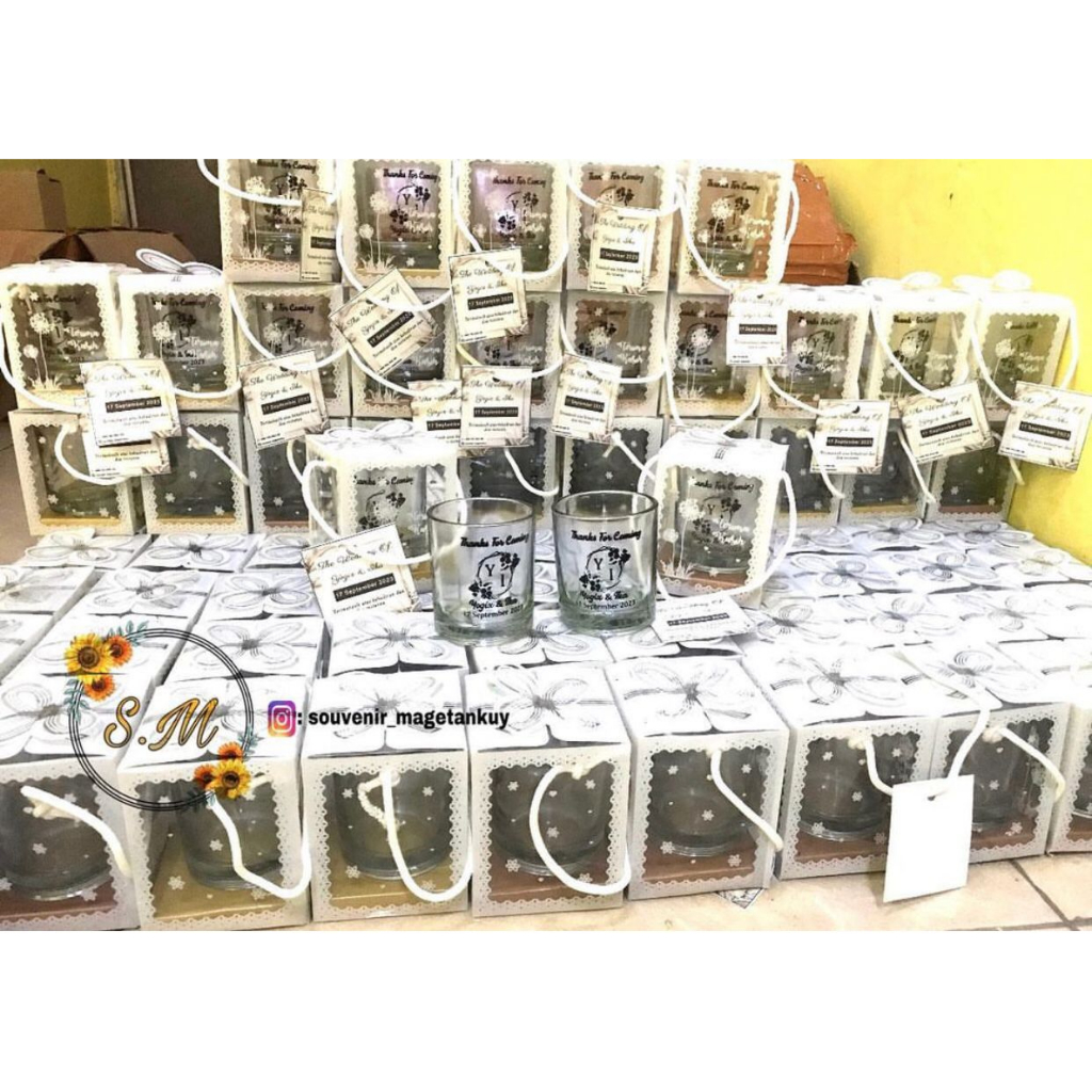 Souvenir gelas sloki sablon souvenir_magetankuy souvenir gelas murah