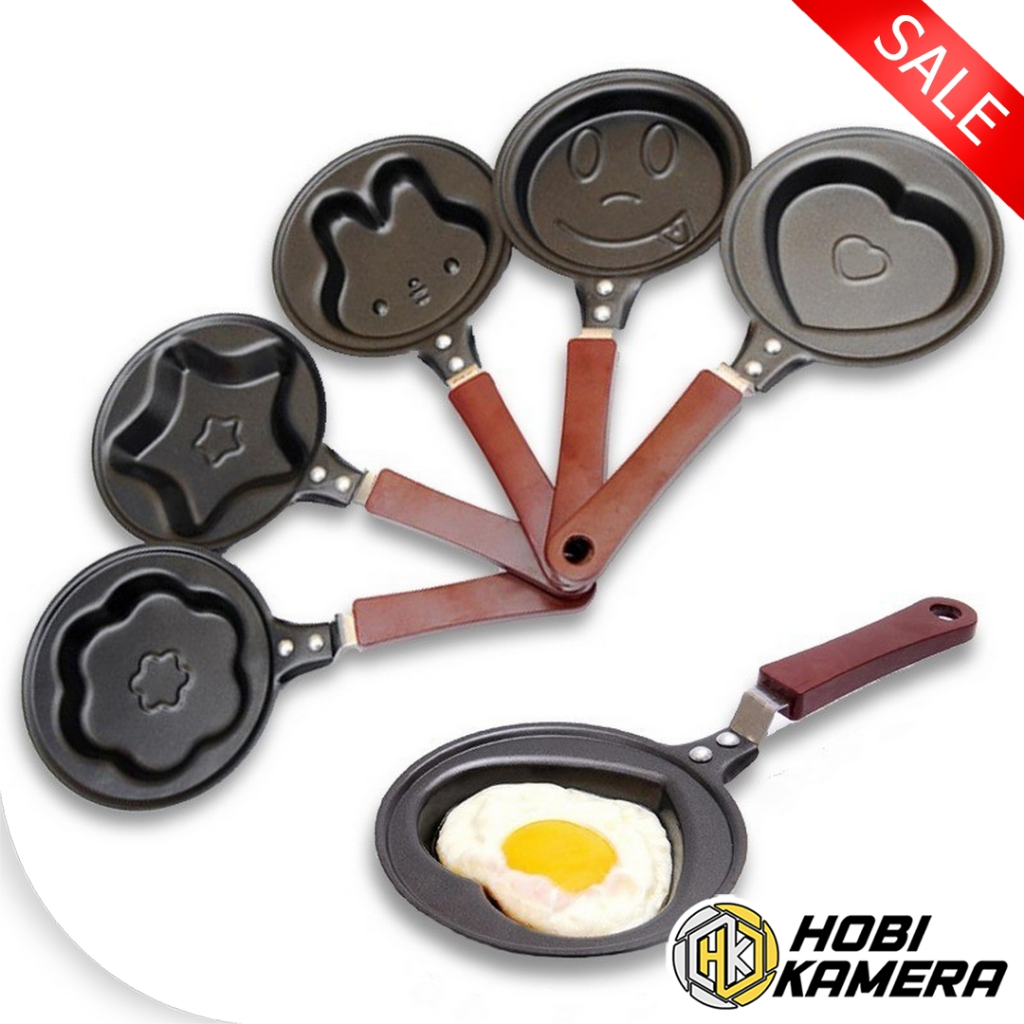 Teflon Karakter Wajan / Panci Mini / Teplon Anti lengket Berbagai macam Bentuk