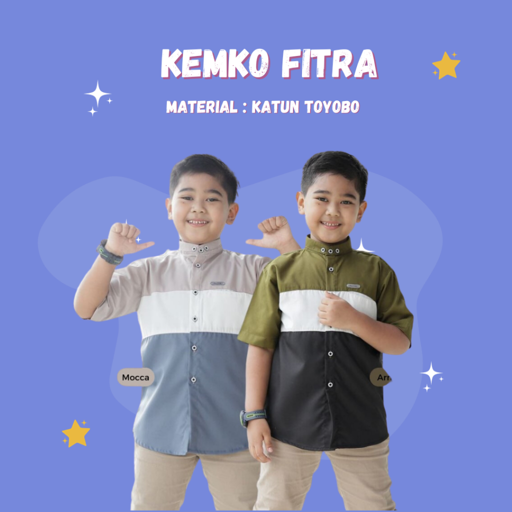 KEMKO KOKO ATASAN ANAK LAKI FITRA KIDS BY FALOVA