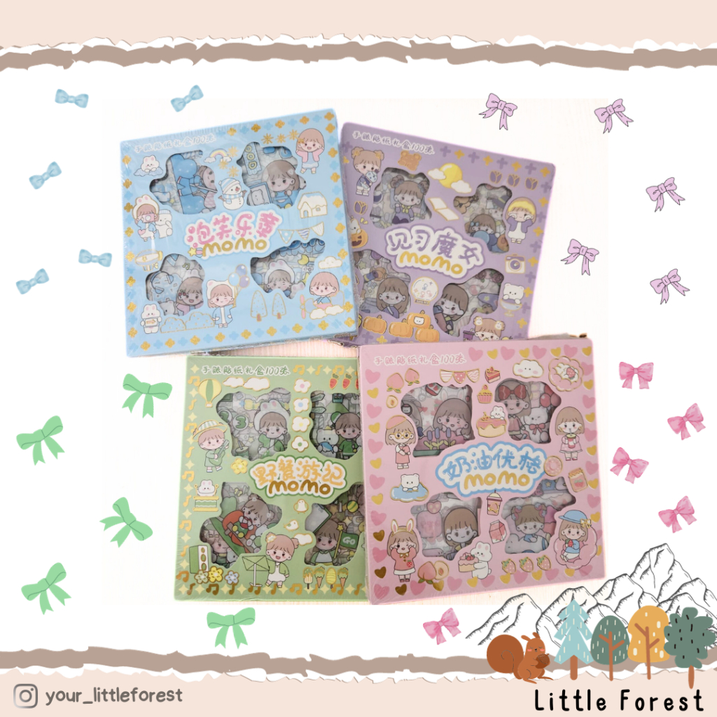 

Sticker Momo 100 Lembar/Sticker Kartun Lucu