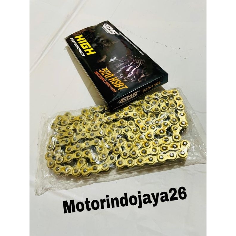 Rantai 520 HSBT 130L GMS Racing Produk