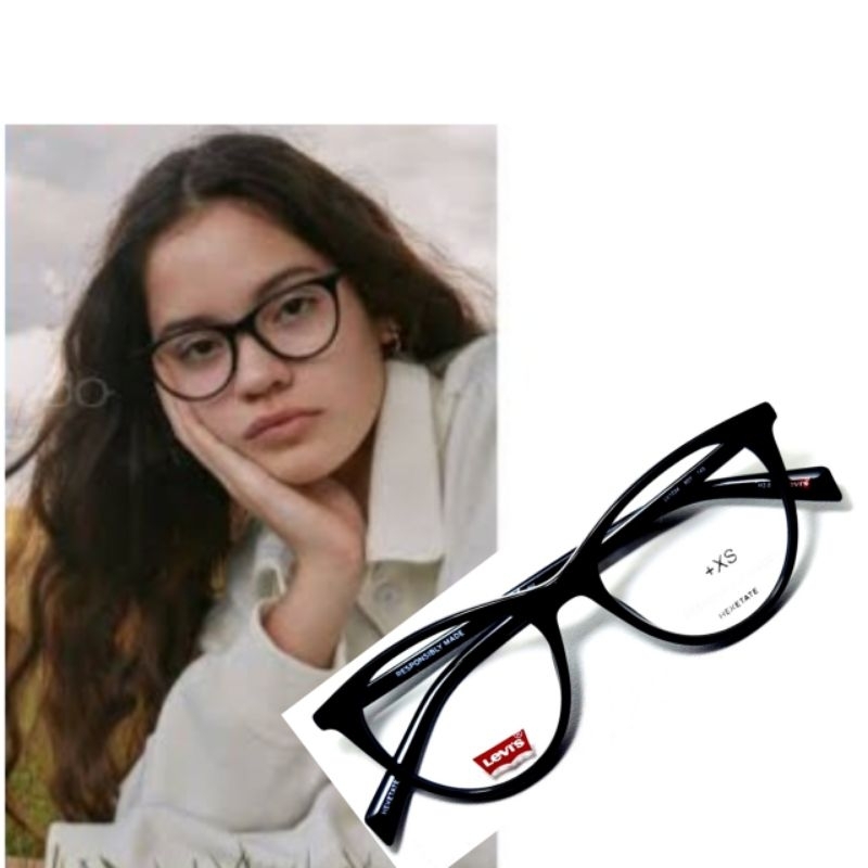 FRAME KACAMATA LEVIS LEVI'S LV LVS 1034 807 Black 51-17-145 original