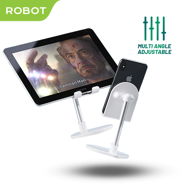 ROBOT RT-US05 Universal Stand Holder Tablet Smartphone Adjustable Holder Original - Garansi 1 Tahun