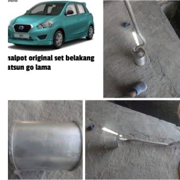 knalpot Datsun go lama original