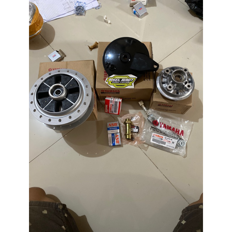 Tromol belakang king rx king set pnp Megapro mp GL Cb Tiger