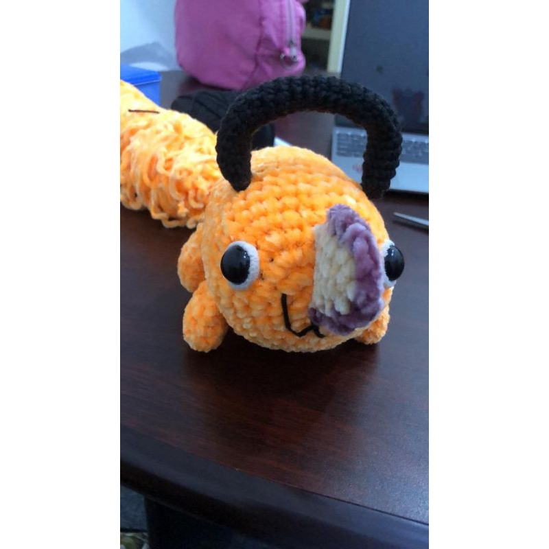 Boneka rajut pochita/Pochita chainsaw man crochet|amigurami