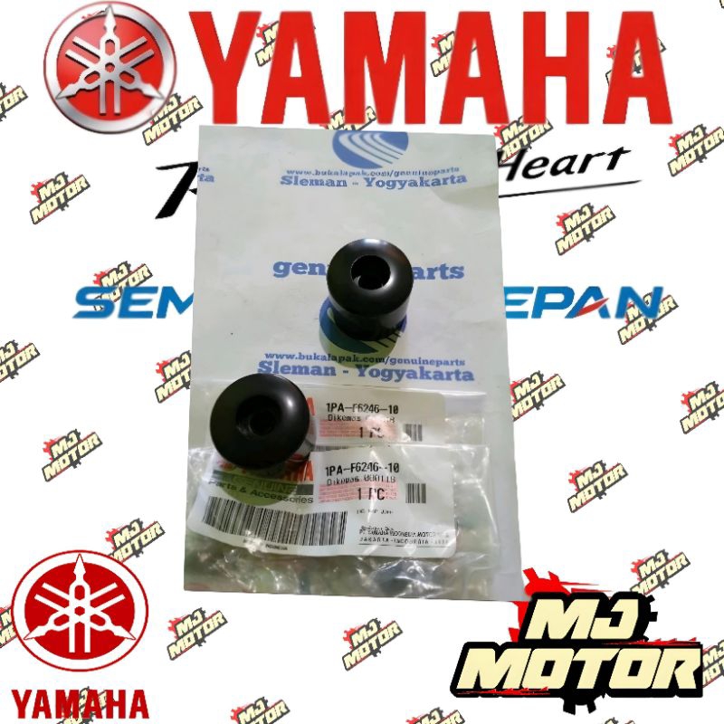 JALU STANG END GRIP YAMAHA XMAX NEW VIXION NVA NVL ORI YAMAHA 1PA-F6246-10 SEPASANG