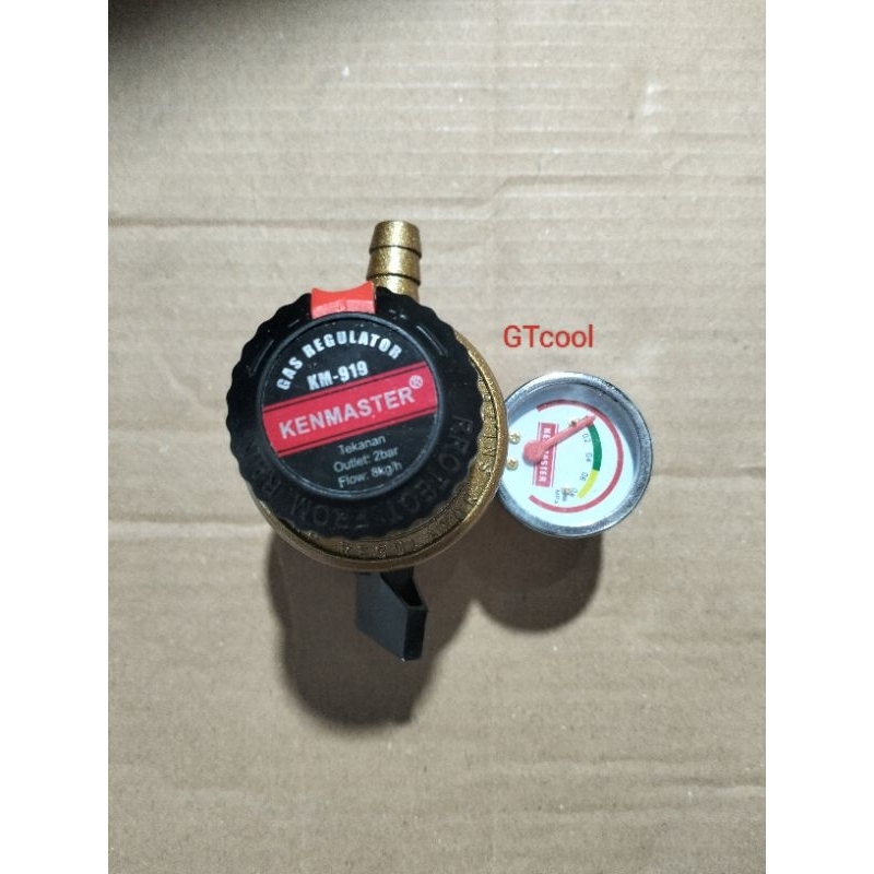 kepala regulator gas/ kenmaster high pressure+ meter km-919