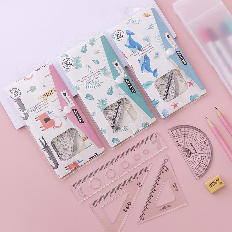 

Penggaris Set Isi 4 IN 1 Untuk Sekolah Lucu & Praktis - JT0028