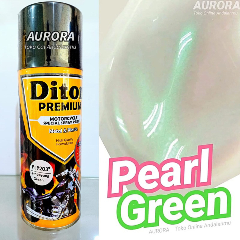 Diton Premium Lembayung Green PL9203 Lembayung Hijau PL 9203 | cat semprot spray sepeda motor mobil 