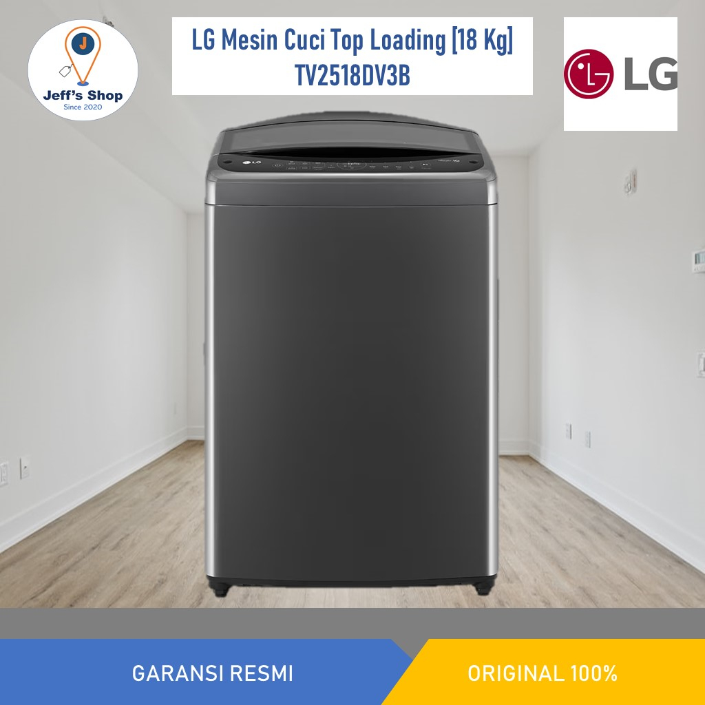 LG Mesin Cuci Top Loading [18 kg] TV2518DV3B