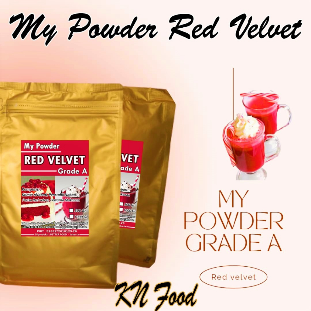 

My Powder Minuman Rasa Red Velvet Grade A 1 Kg