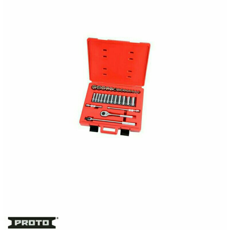 Proto 1/2" Drive 30 Piece Socket Set - 12 Point-J54126