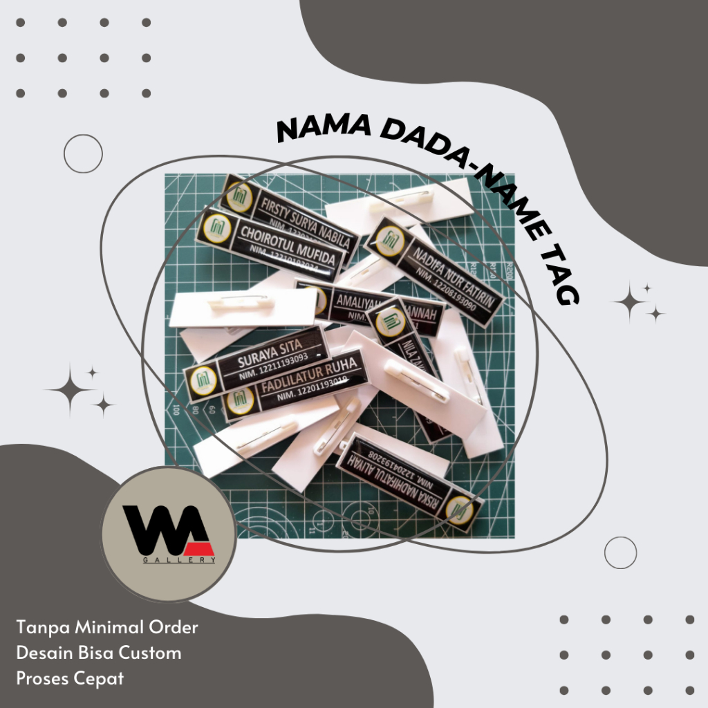 

Nama Dada Premium Lapis Resin/Name Tag/Nametag/Papan Nama Dada Peniti/Name Tag Resin Tanpa Minimal Order Murah Berkualitas