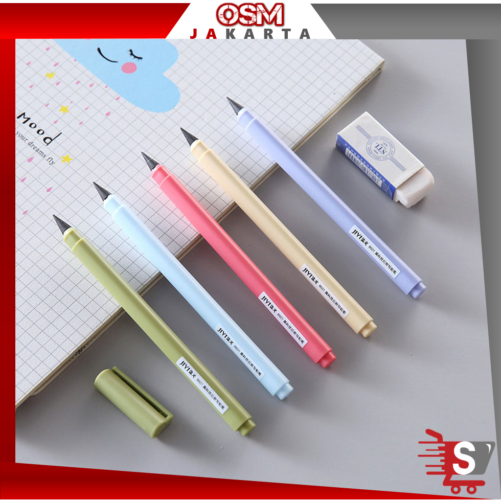 

OSM JKT S5960 Pensil Eternal Tak Bisa Habis Warna Macaroon / Pensil Abadi Tanpa Batas / Pensil Tanpa Rautan / Graphite Pencil Like Pen Untuk Sketsa Lukis Art