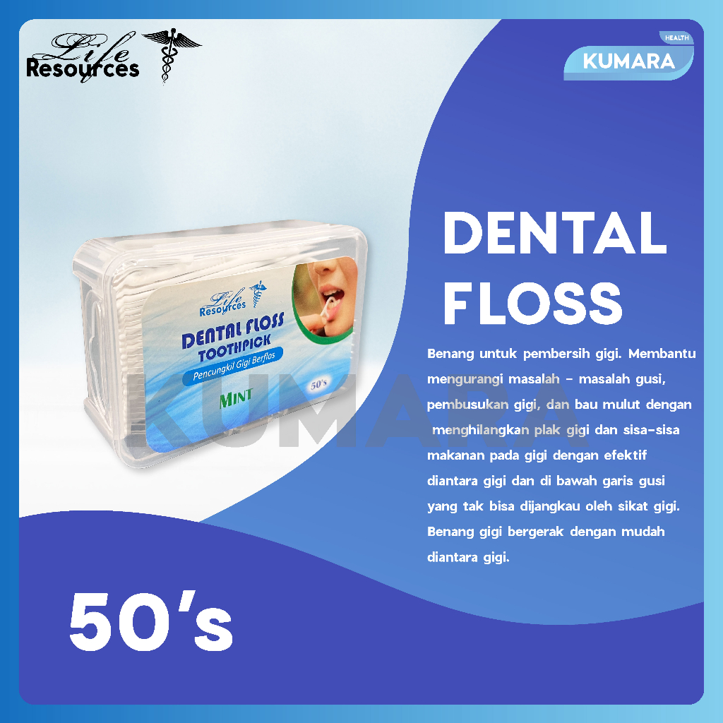 LIFE RESOURCES - Dental Floss / Toothpick Pencungkil Gigi