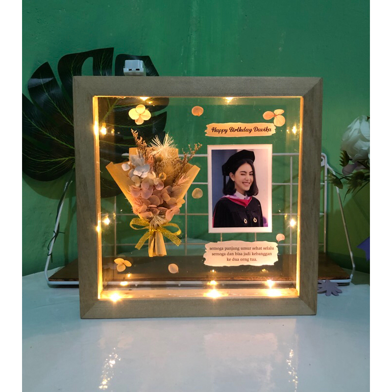 10R, persegi dan 6R frame rustic untuk kado birthday, anniversary, wisuda