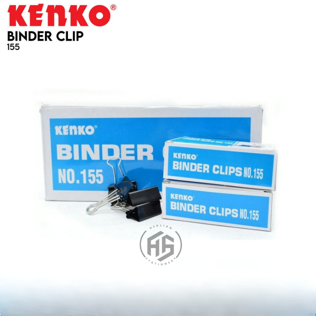 

BINDER CLIP / PENJEPIT KERTAS KENKO 155 (1 BOX)