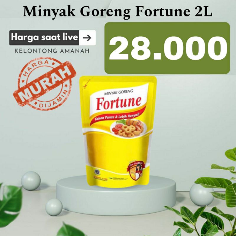 

Minyak Goreng Fortune Kemasan 2 Liter