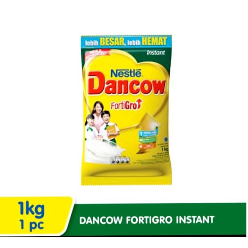 

Dancow instan fortigro 1 kg susu bubuk putih instan