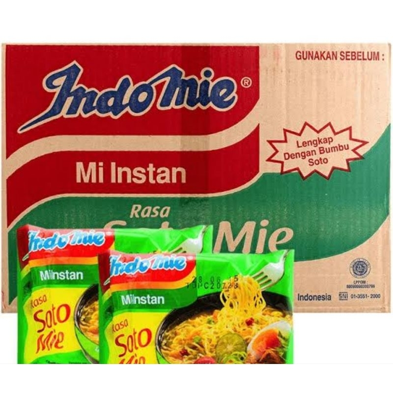 

INDOMIE SOTO MIE INSTAN 1 DOS ISI 40 PCS