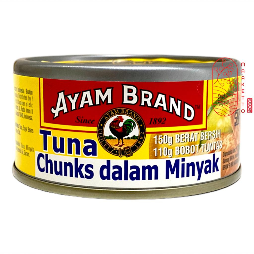 

Ayam Brand Tuna Chunks in Oil / Tuna Chunk Dalam Minyak / Ikan Tuna Kaleng 150gr