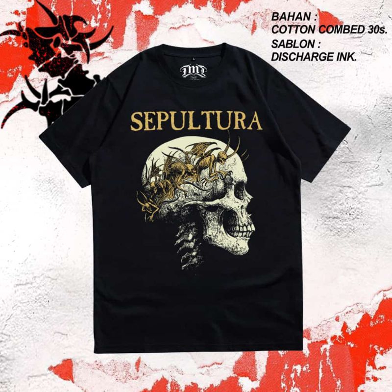 KAOS SEPULTURA JOGJAKARTA | KAOS BAND | KAOS MUSIC