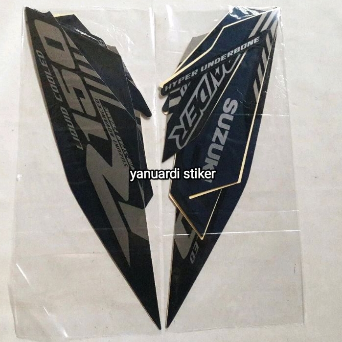 STRIPING STIKER LIST SATRIA FU 150 FI 2021 BIRU DONGKER RAIDER 150 R150