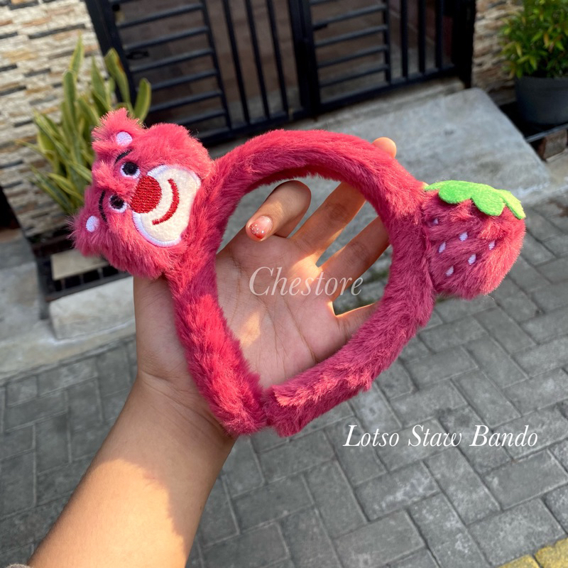 Lotso Staw Bando Premium Bando Karakter Lotso Bando Korea Style