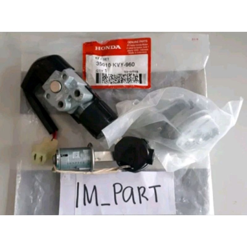 kunci kontak Honda beat karbu lama original AHM