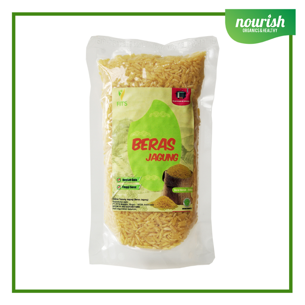 

Fits Mandiri, Beras Analog Jagung NON GMO 250gr