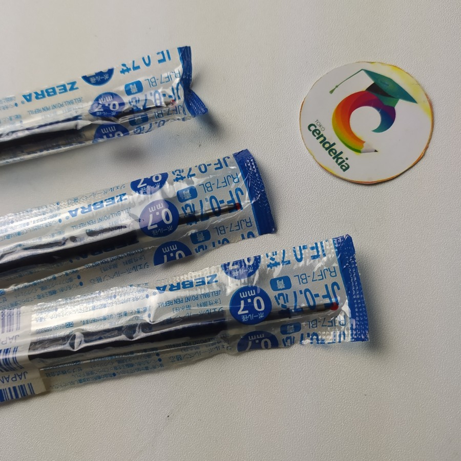 

Refill isi ulang pulpen Zebra Sarasa 0.7mm Biru Rp13.000