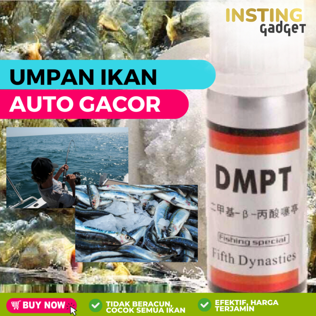 ORIGINAL DMPT STIMULANT umpan pancing jitu penarik ikan bubuk mancing essen essence super adiktif pe