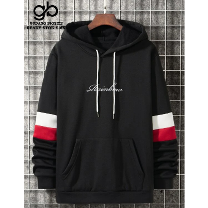 JAKET HOODIE RAINBOW PRIA WANITA DEWASA BIG SIZE PREMIUM S-6XL