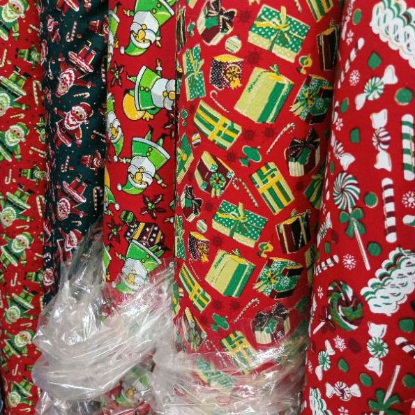 KAIN KATUN JEPANG MOTIF NATAL CHRISTMAS TERBARU/NEW