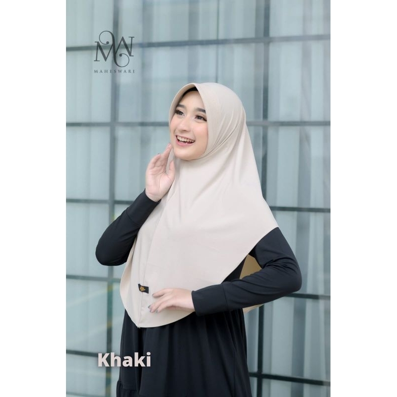 BASIC INSTAN JERSEY PREMIUM adem lembut ringan Varian Warna Nude Maheswari hijab daily